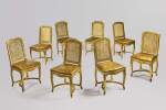 Eight Chairs for the Dining Room of Jeanne Lanvin, Paris