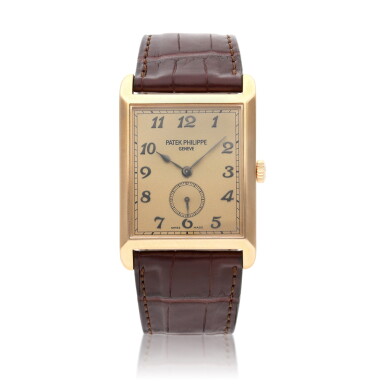 View full screen - View 1 of Lot 445. Reference 5109 Gondolo | A pink gold wristwatch, Circa 2003.