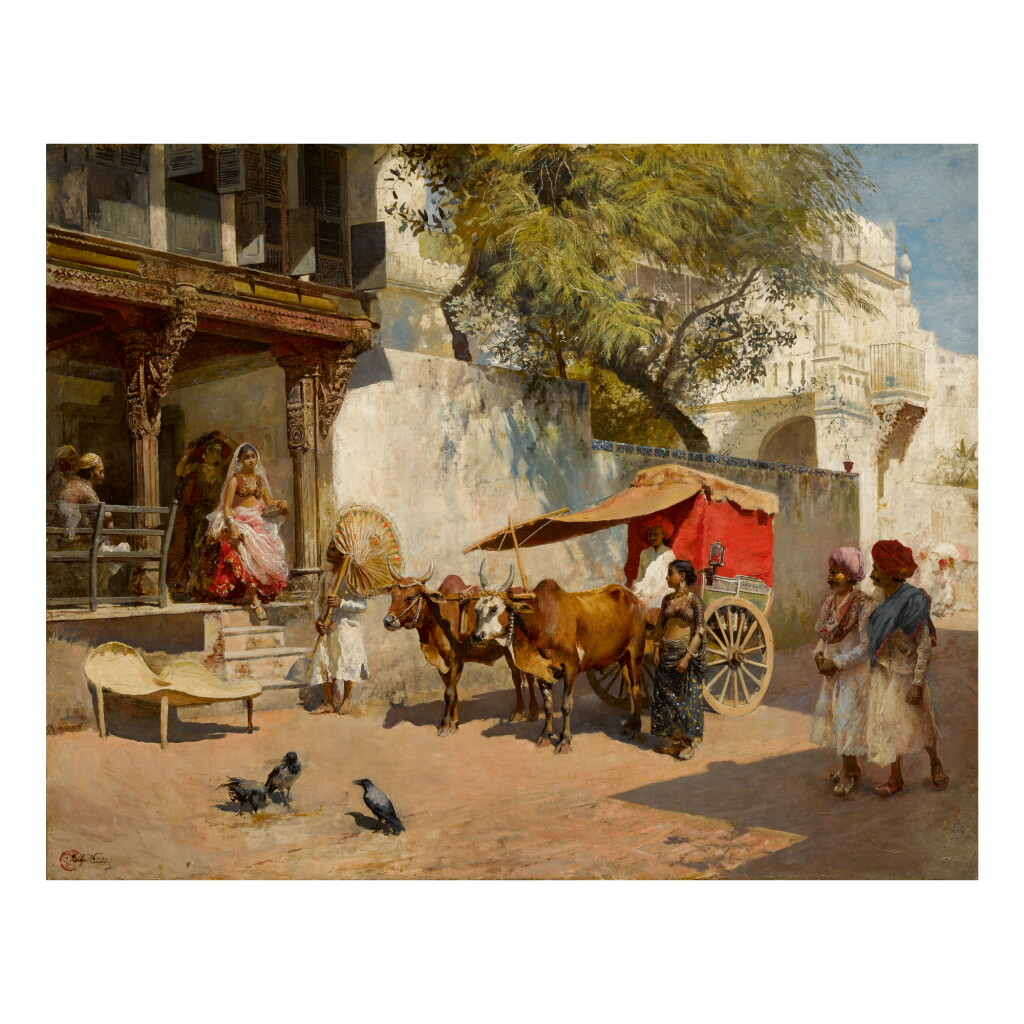 View full screen - View 1 of Lot 67. EDWIN LORD WEEKS | NAUTCH GIRLS AND BULLOCK GHARRY, AHMEDABAD (GUJARAT STATE, INDIA).