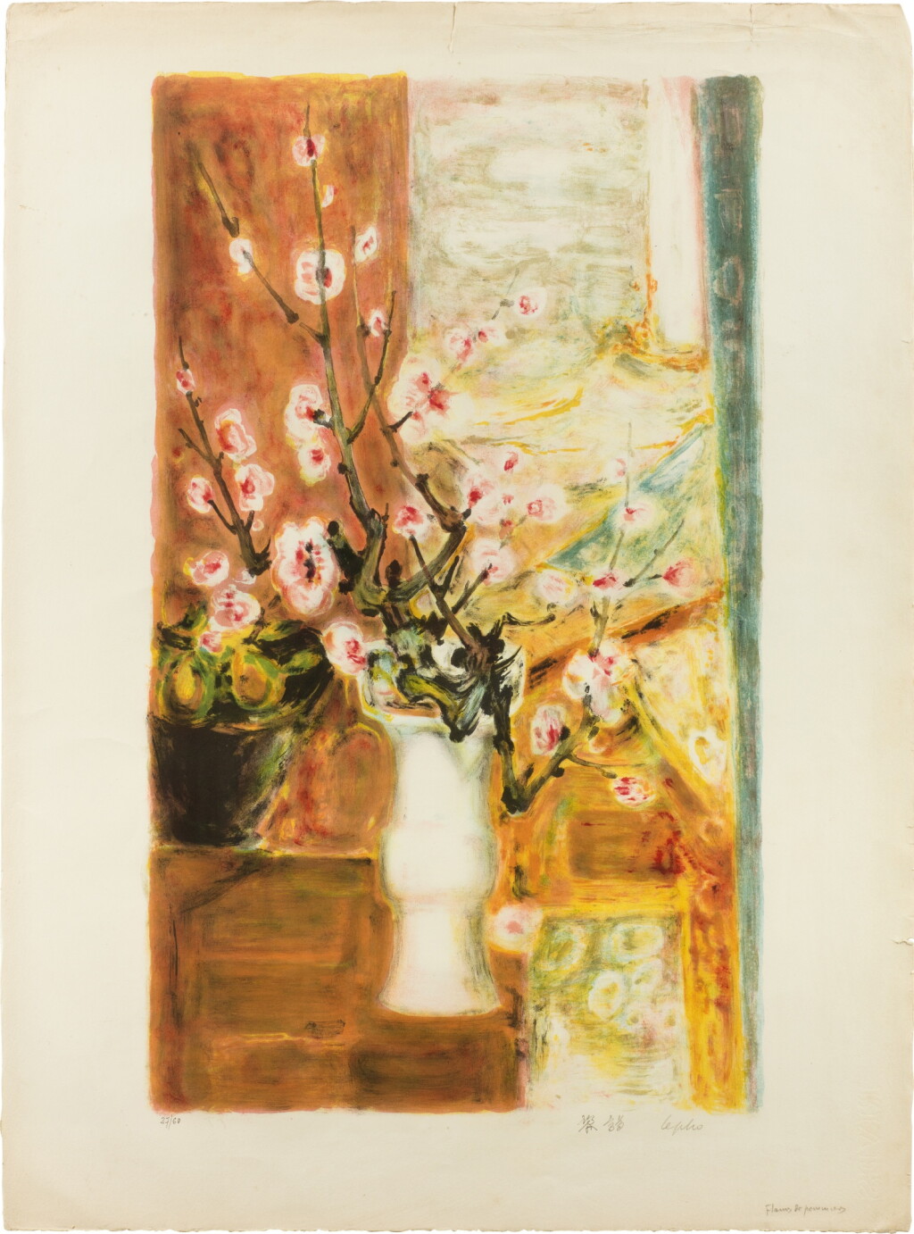 View full screen - View 1 of Lot 18. Le Pho (1907-2001), Fleurs de pommier | 黎譜 (1907-2001), 蘋果花.