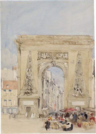 View full screen - View 1 of Lot 199. The Porte St Denis, Paris .