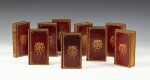 La Sainte Bible... Anvers, 1700. 9 volumes in-12. Maroquin rouge aux armes de Mlle de Blois.