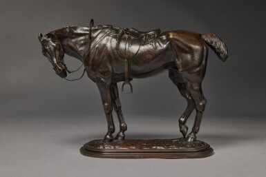 View full screen - View 1 of Lot 444. The Tired Hunter.