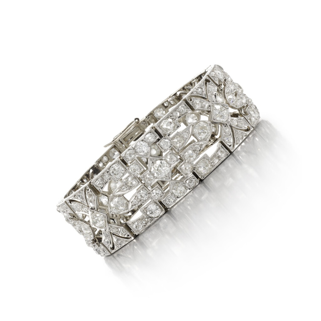 View full screen - View 1 of Lot 107. Diamond Bracelet.