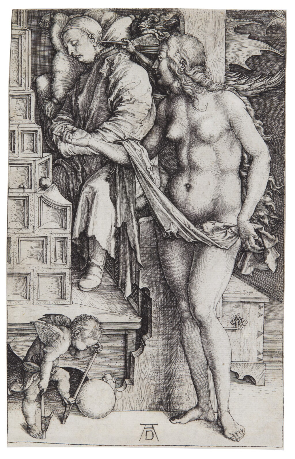 View full screen - View 1 of Lot 6. Dream of the Doctor (B. 76; M., Holl. 70).
