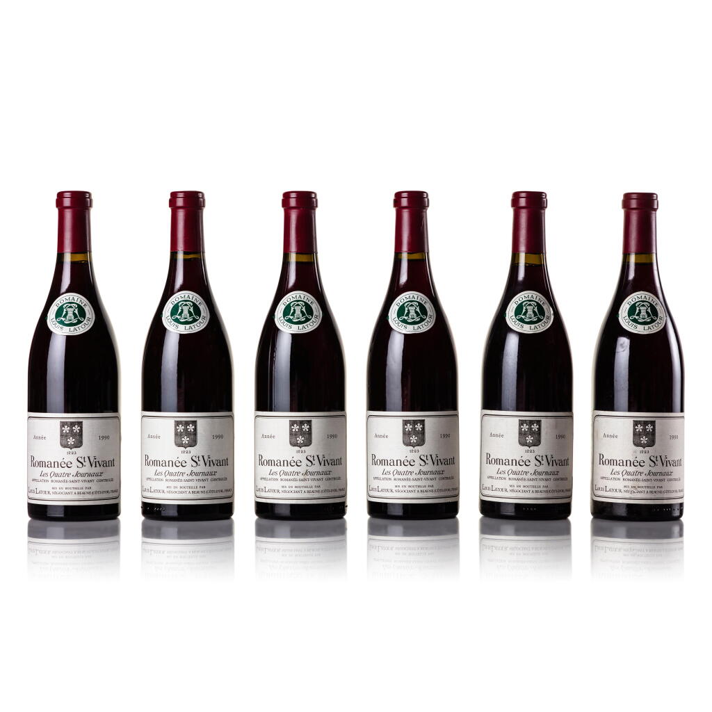 View full screen - View 1 of Lot 452. Romanée St. Vivant, Les Quatre Journaux 1990 Louis Latour (12 BT).