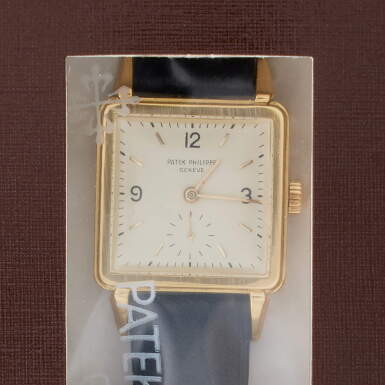 View full screen - View 1 of Lot 509. Reference 2422J | A yellow gold wristwatch, Double Service Sealed, Made in 1949.