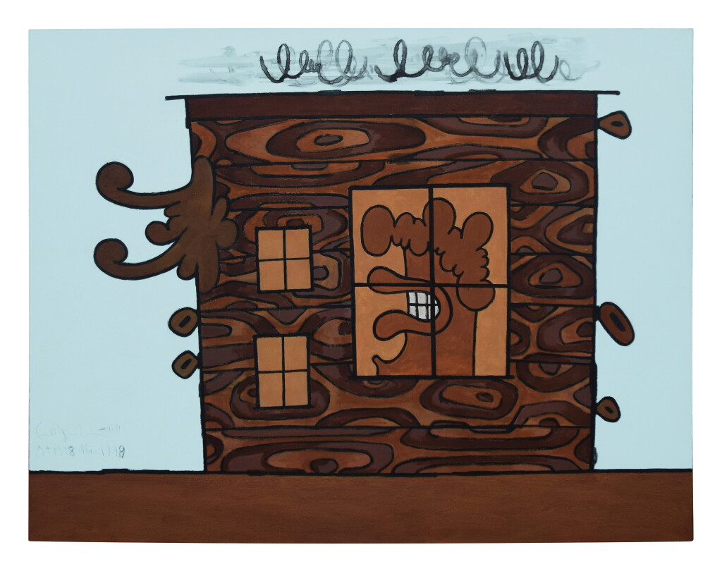 View full screen - View 1 of Lot 244. CARROLL DUNHAM | WOODEN HOUSE.