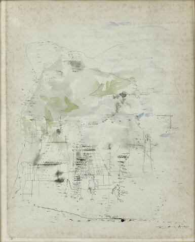 View full screen - View 1 of Lot 205. Zao Wou-Ki 趙無極 | Untitled 無題.