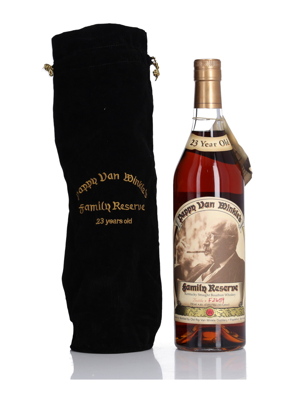 View full screen - View 1 of Lot 49. Pappy Van Winkle's 23 Year Old Family Reserve 95.6 Proof NV (1 BT 75cl).