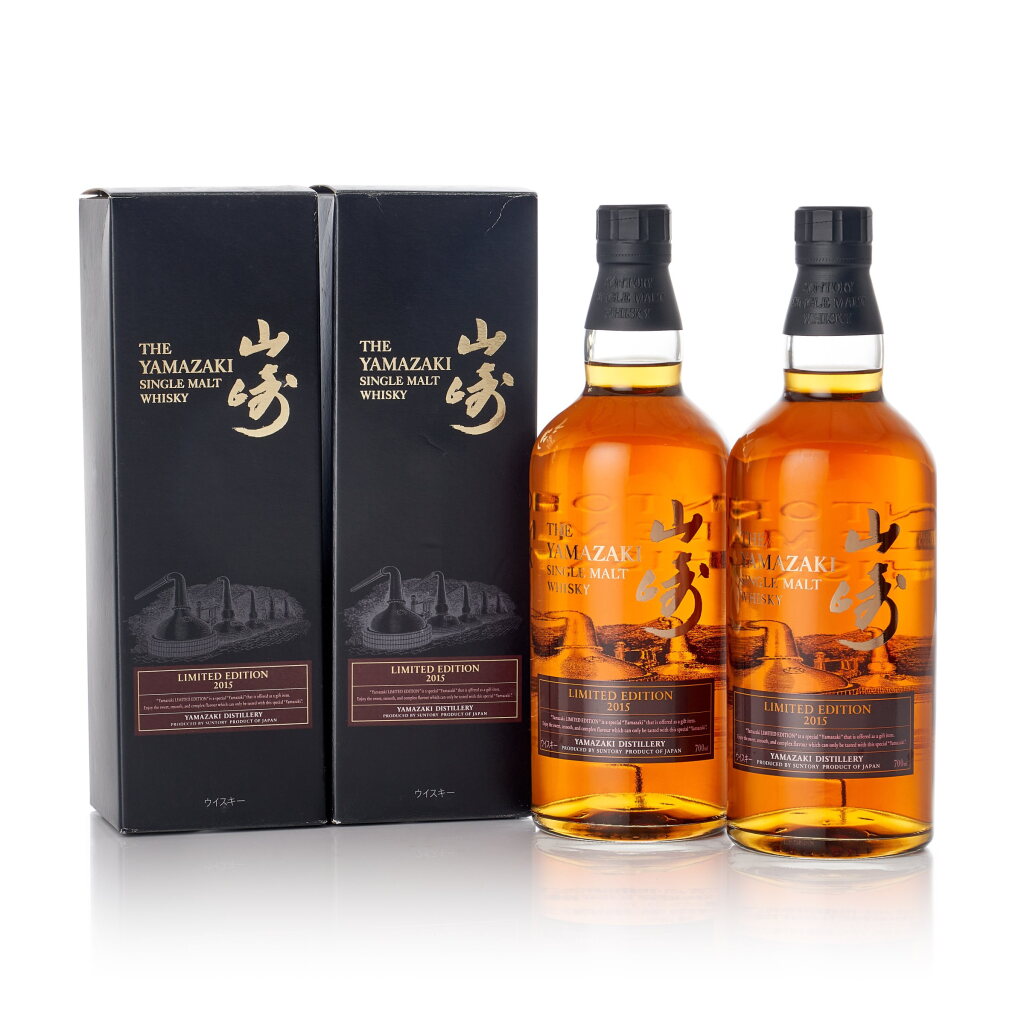 View full screen - View 1 of Lot 5018. 山崎 The Yamazaki Limited Edition 2015 43.0 abv NV (2 BT70).