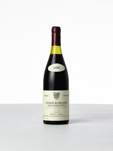 View full screen - View 1 of Lot 5064. Vosne Romanée, Cros Parantoux 1990 Henri Jayer (1 BT).