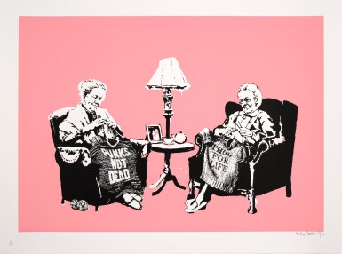 View full screen - View 1 of Lot 24. BANKSY | GRANNIES.