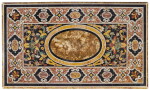 An Italian Pietre Dure, Pietre Tenere and Mother-of-Pearl Table Top, Naples, Circa 1700, Attributed to Cosimo Fanzago