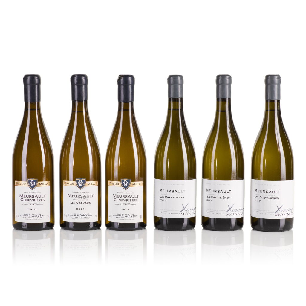 View full screen - View 1 of Lot 635. Meursault 2011-2018 from 3 Producers (12 BT).
