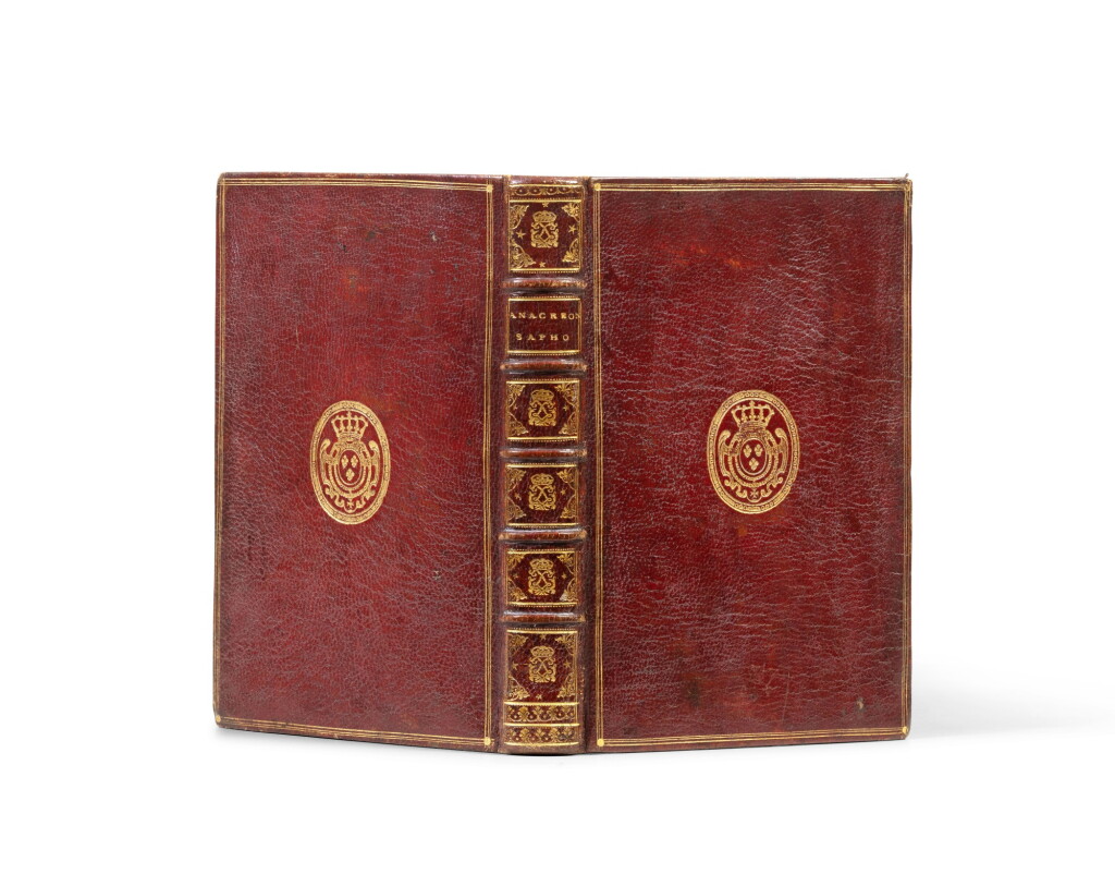 View full screen - View 1 of Lot 2. Traduction nouvelle..., 1773. In-8. Maroquin rouge aux armes de Louis XV . ".