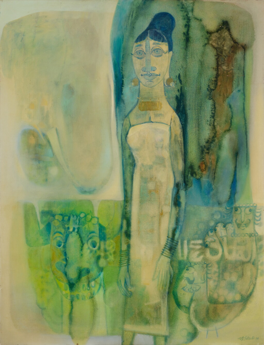 View full screen - View 1 of Lot 327. Tribal Woman.