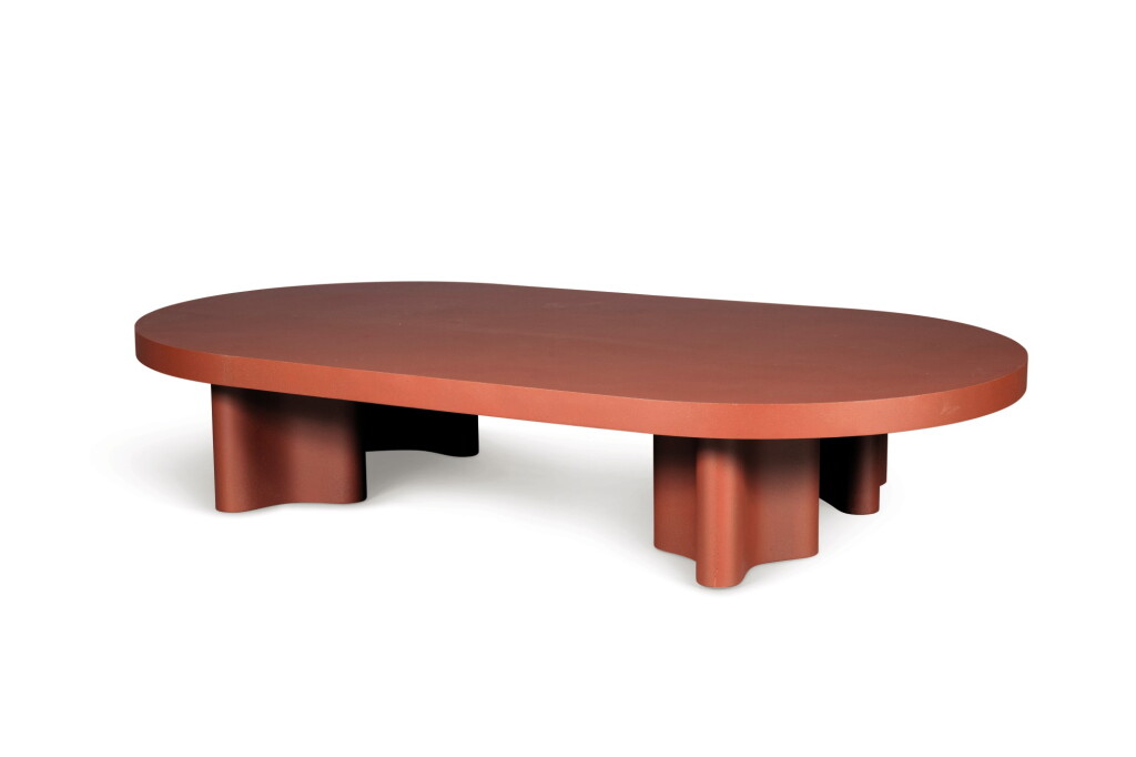 View full screen - View 1 of Lot 372. Azo oval coffe table, 2017.