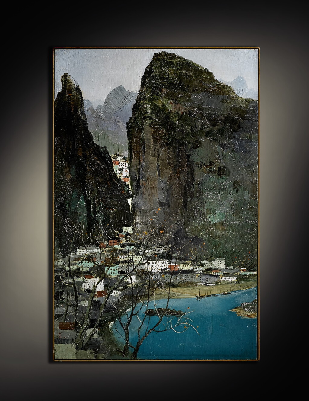 View full screen - View 1 of Lot 1014. WU GUANZHONG 吳冠中 | SCENERY OF GUILIN 桂林景色.