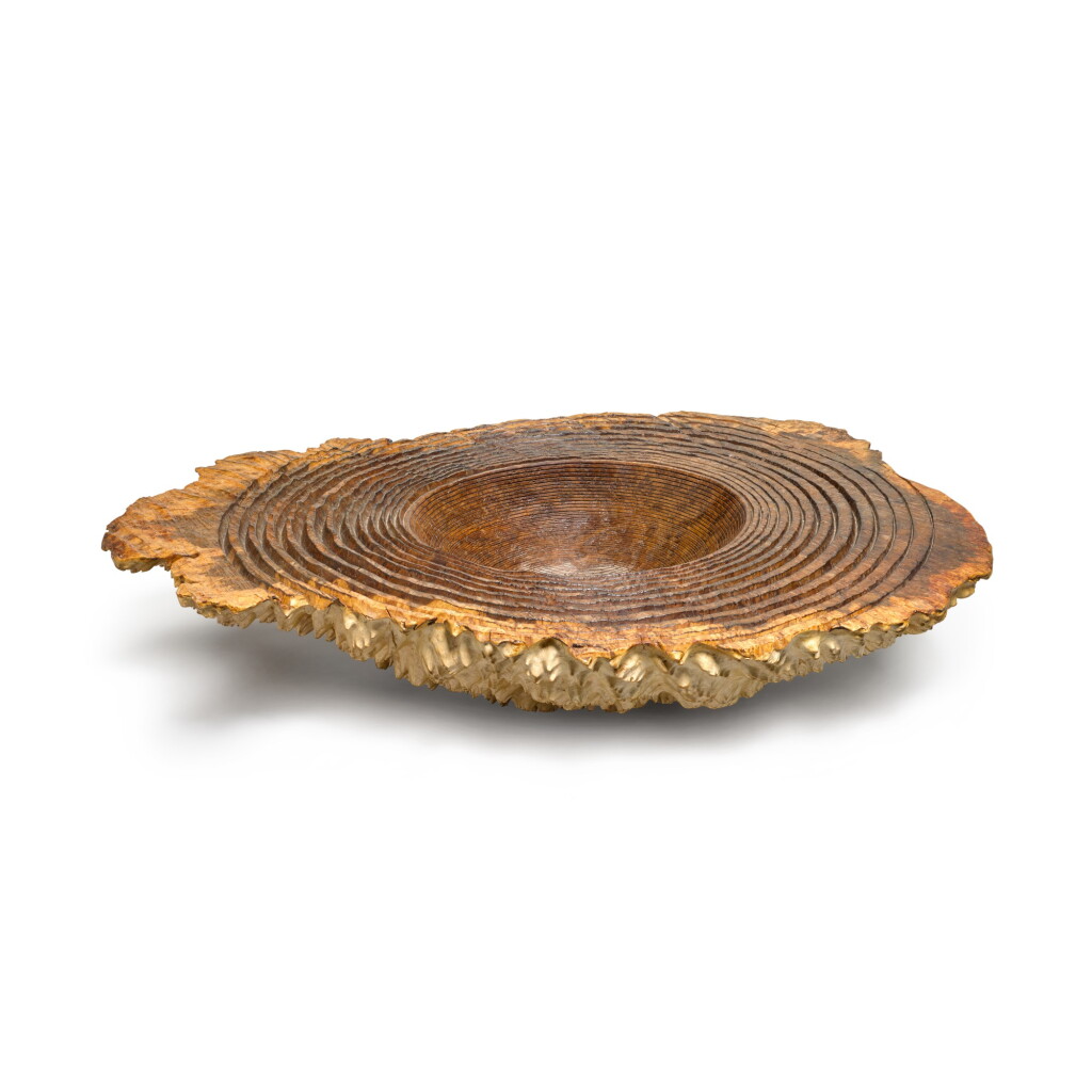 View full screen - View 1 of Lot 90. Large Hand Turned Bowl.