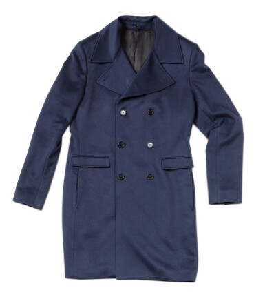 View full screen - View 1 of Lot 85. Blue cachemire caban jacket.