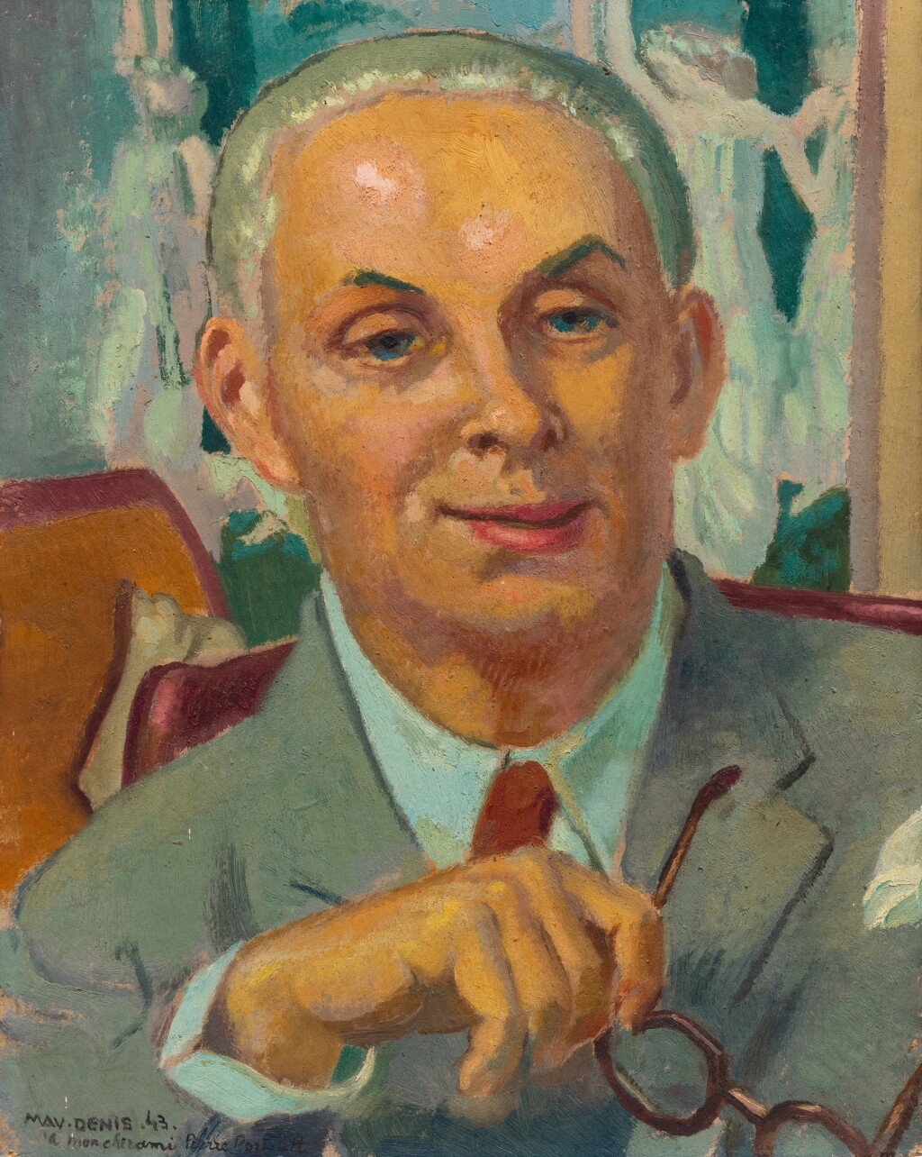 View full screen - View 1 of Lot 84. Portrait de Pierre Portelette.