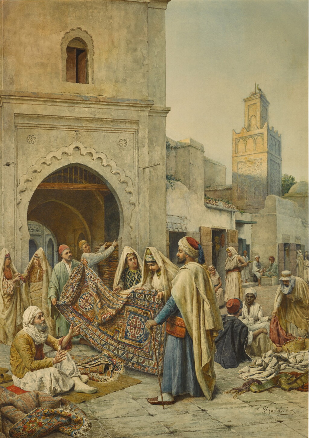 View full screen - View 1 of Lot 64. The Carpet Seller.