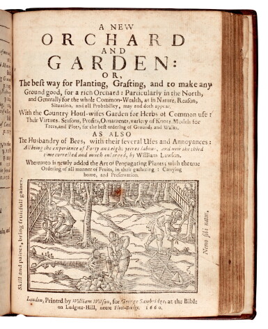 View full screen - View 1 of Lot 266. Markham | A Way to get Wealth, London, 1660.