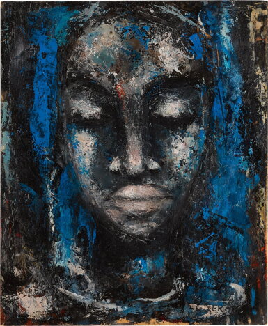 View full screen - View 1 of Lot 130. Blue Head.
