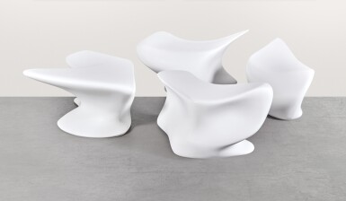 View full screen - View 1 of Lot 264. ZAHA HADID | 'NEKTON' STOOLS, FROM THE 'PRINCIPAL' COLLECTION.