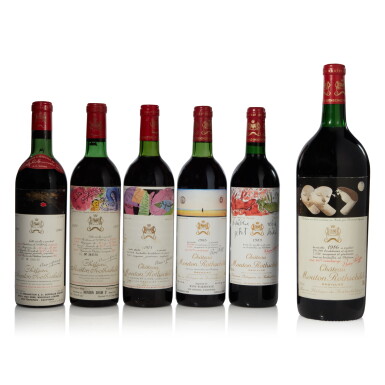 View full screen - View 1 of Lot 53. Château Mouton Rothschild 1989 (3 BT).