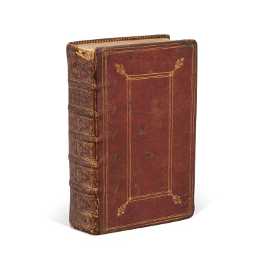 View full screen - View 1 of Lot 884. Machiavelli, Il prencipe, Venice, Manuzio, 1546, seventeenth-century French red morocco.