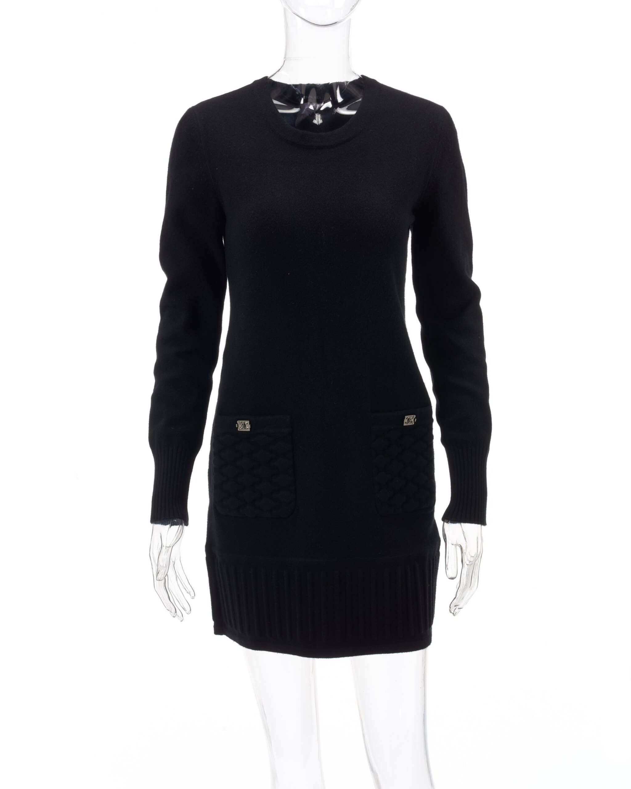 Chanel | Black cashmere-blend dress | Chanel: Handbags and Chanel | Black cashmere-blend dress | Chanel: Handbags and