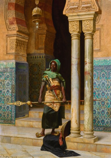 View full screen - View 1 of Lot 31. LUDWIG DEUTSCH | THE NUBIAN GUARD.