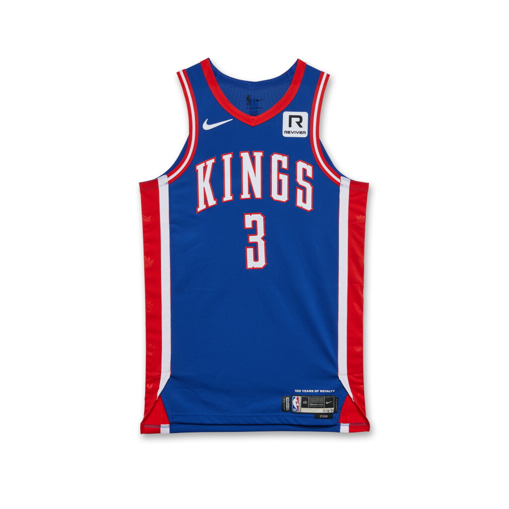View full screen - View 1 of Lot 161. Jordan McLaughlin Sacramento Kings 2024-2025 Game Worn City Edition Jersey .