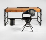 Desk and Wastepaper Basket