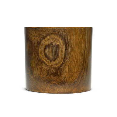 View full screen - View 1 of Lot 307. A hardwood brushpot, Qing dynasty, 18th/19th century.