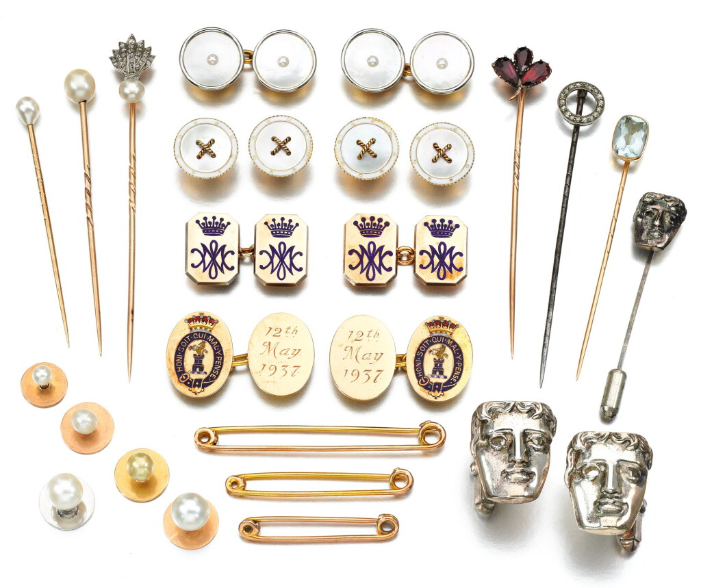 View full screen - View 1 of Lot 357. Group of gentleman's accessories, late 19th century and later.