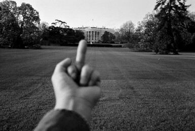View full screen - View 1 of Lot 24. AI WEIWEI | STUDY OF PERSPECTIVE - WHITE HOUSE.