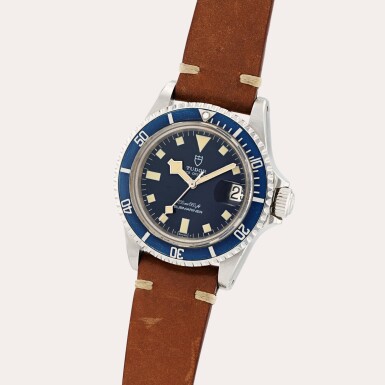 View full screen - View 1 of Lot 350. Submariner ‘Snowflake Meter First’, Reference 9411/0 | A stainless steel wristwatch with date | Circa 1980.