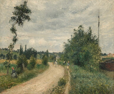 View full screen - View 1 of Lot 132. La Route d'Auvers, Pontoise.