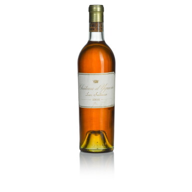 View full screen - View 1 of Lot 140. Château d'Yquem 1916 (1 BT).
