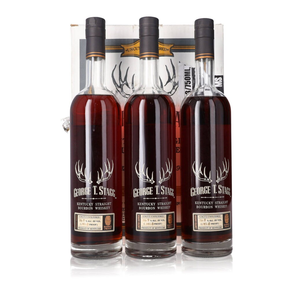View full screen - View 1 of Lot 115. George T. Stagg 2008 Release 141.8 proof 1993 (3 BT75).