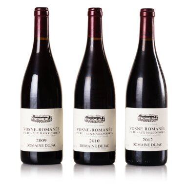 View full screen - View 1 of Lot 305. Vosne Romanée, Aux Malconsorts 2009/2010/2012 Domaine Dujac (3 BT).