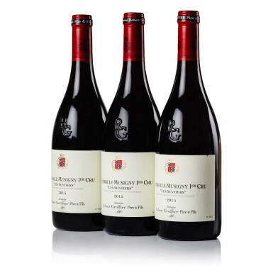 View full screen - View 1 of Lot 169. Chambolle Musigny, Les Sentiers 2015 Domaine Robert Groffier Pere & Fils (3 BT).