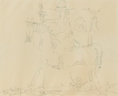 View full screen - View 1 of Lot 189. Dédicace.