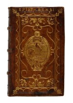 Bembo, Epistolarum libri XVI, Lyon, 1540, Roman impresa binding by Niccolò Franzese for Apollonio Filareto