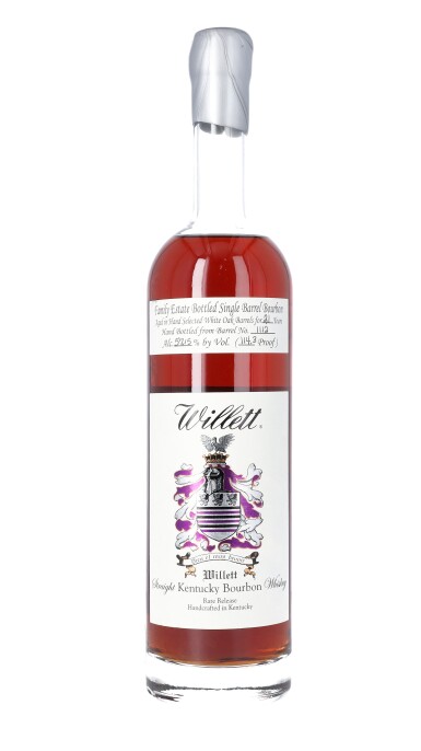 View full screen - View 1 of Lot 61. Willett Family Estate Single Barrel Bourbon 21 Year Old 114.3 proof NV (1 BT75).