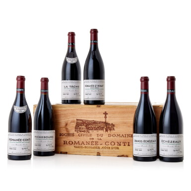 View full screen - View 1 of Lot 7704. Domaine de la Romanée-Conti Assortment 1998 Domaine de la Romanée-Conti (12 BT).