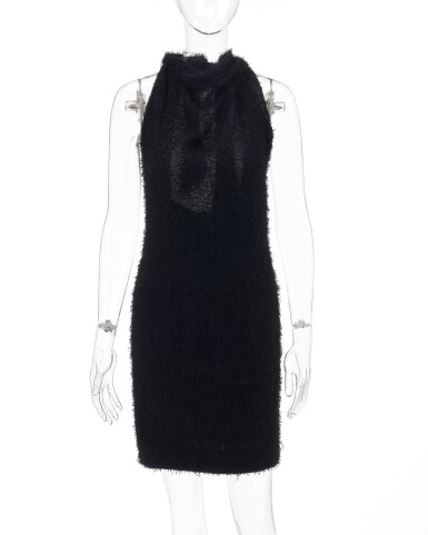 View full screen - View 1 of Lot 181. Black open-back dress.